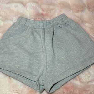 Princess Polly Light Gray Shorts